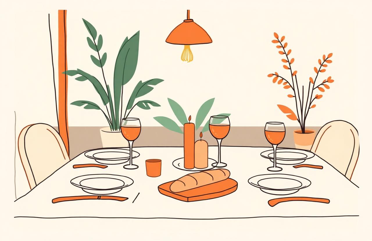 Illustration : Inviter des amis chez soi : la méthode anti-stress (avec liste de courses)