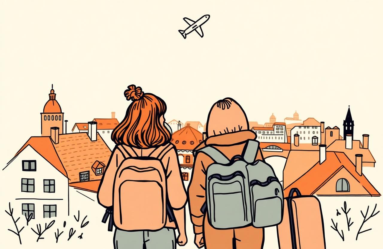 Illustration : Week-end entre amis à l'étranger pas cher : 12 villes en Europe sous 200€/pers