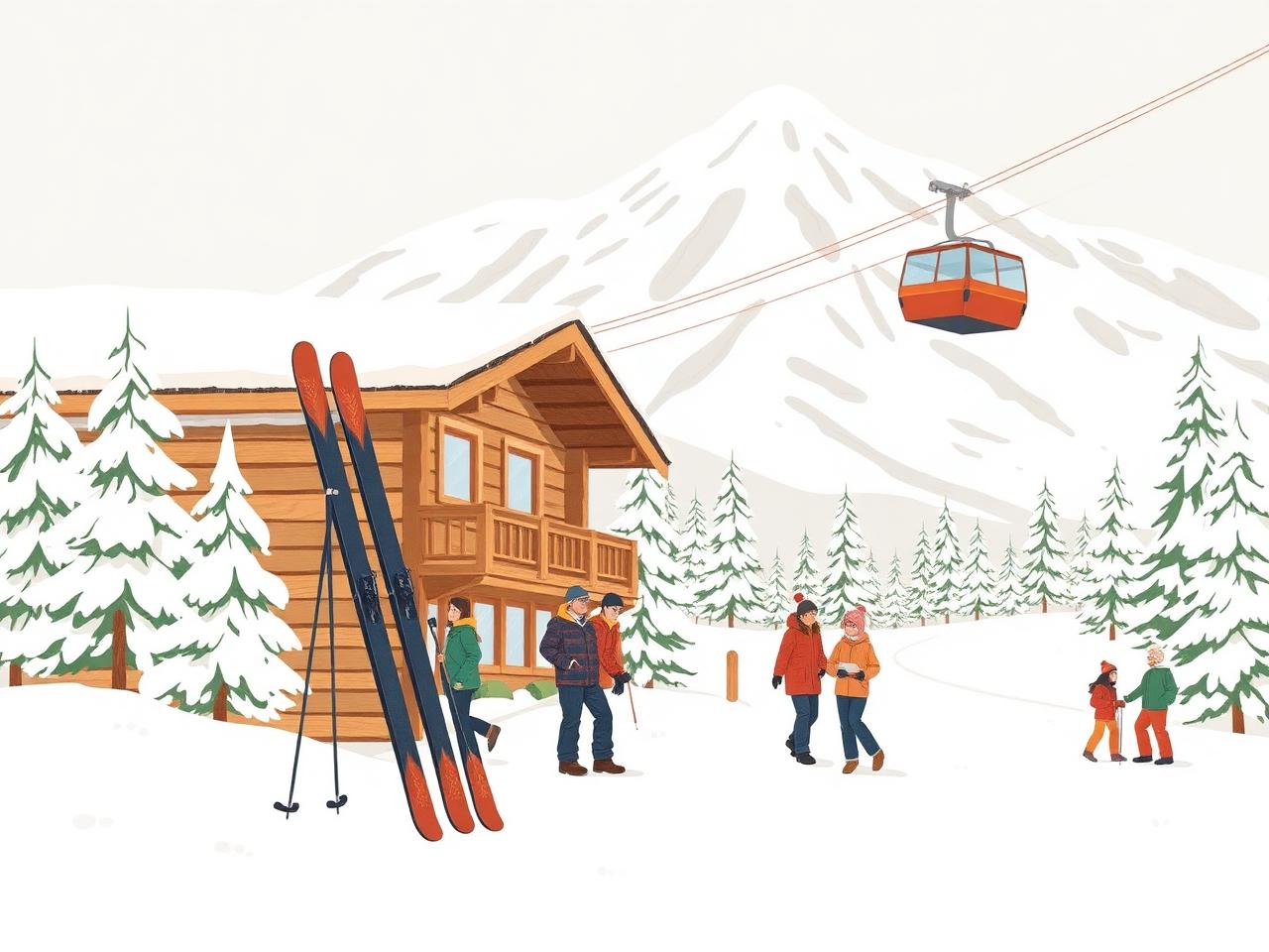 Organiser un week-end ski entre amis : checklist complète + budget réel (2026)